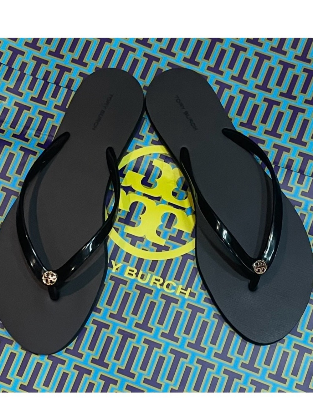 NWT~TORY BURCH~"Chelsea" Logo Sandals, Sizes 8 & 10